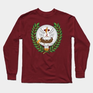 Pelican,  Knight, and a Laurel Wreath Long Sleeve T-Shirt